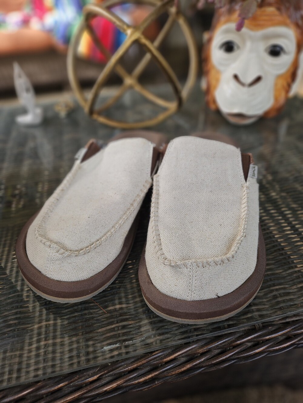Sanuk You Got My Back ST Hemp Men's Slip On Sandals Shoes Size 10
